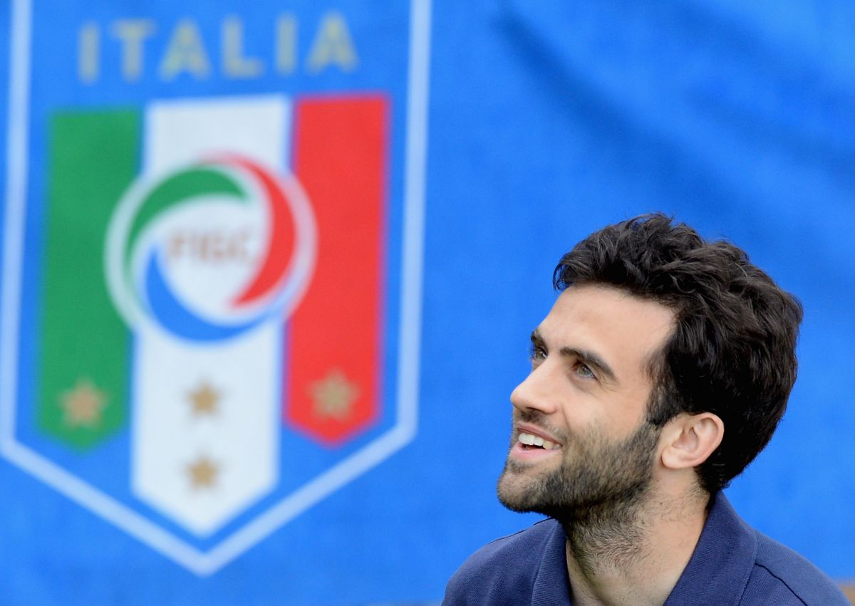 FLORENCE, ITALY - MAY 27: Giuseppe Rossi of Italy during a training session at Coverciano on May 27, 2014 in Florence, Italy. (Photo by Claudio Villa/Getty Images)