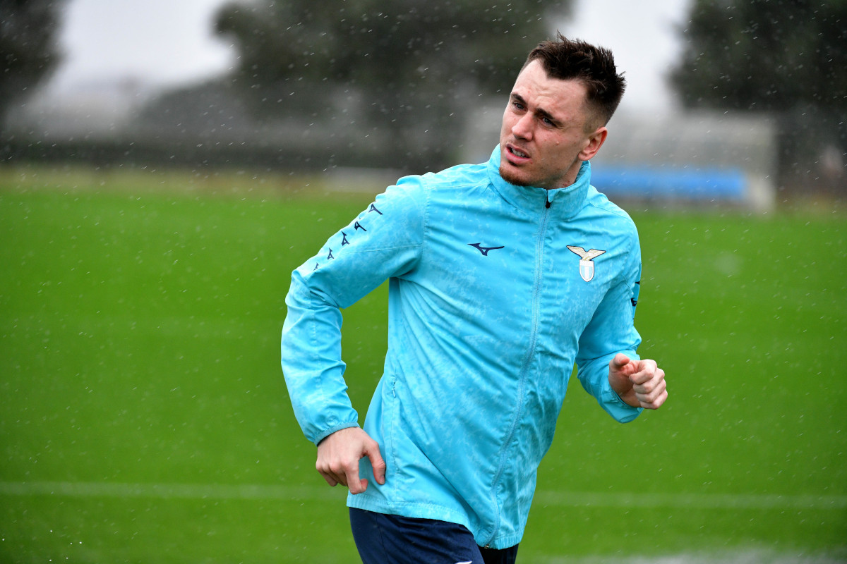 ROME, ITALY - MARCH 27: Patric of SS Lazio during the SS Lazio training session at the Formello sport centre on March 27, 2024 in Rome, Italy. (Photo by Marco Rosi - SS Lazio/Getty Images)